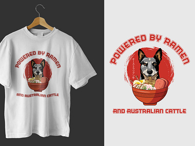 Ramen Sushi Australian Cattle Dog T-Shirt australian terrier dog t shirts branding christmas t shirts design design dog and food fusion t shirts dog lover design dog lover t shirts dog t shirts graphic design japanese food t shirts love with dog t shirt pet lover gift pet lover t shirts ramen sushi t shirts simply cattle dog t shirts t shirt design unique dog design t shirts