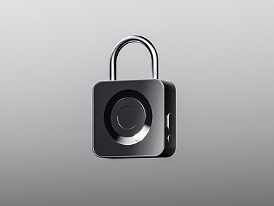 🔒 3d app apple branding design icon illustration iphone lock redshift