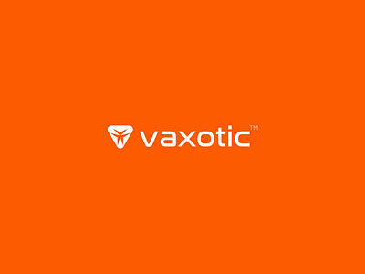 vaxotic™ agency logo brand identity corporate identity creative logo graphic design icon logo minimal logo minimalist monogram v v logo vector visual identity