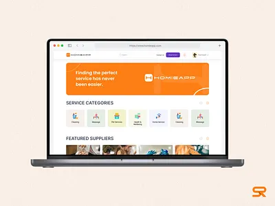 HomieApp: Home Services MarketPlace Website Redesign clean cleaning services design home home services marketplace marketplace web massage product design service service provider ui ui ux ui design ux ux design web web design website website design