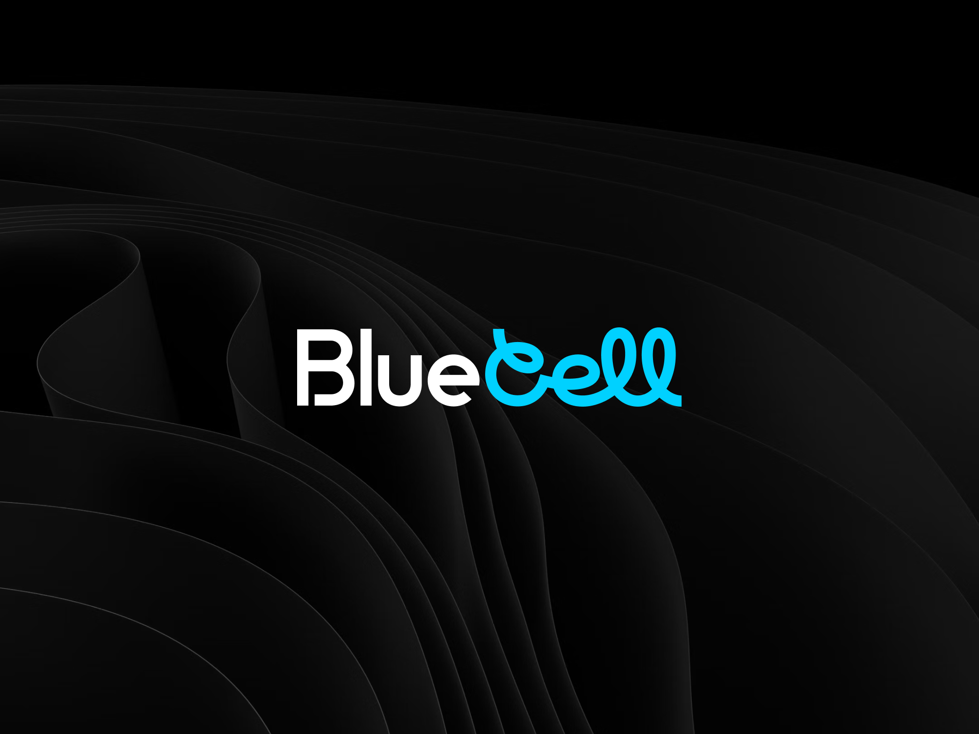 BlueCell - Logo design concept blue cell branding cell cell branding cell logo design foam graphic design hdcraft line line logo logo nano cell playfull