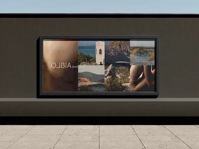 Olbia Skincare Poster ad billboard brand design brand identity branding poster poster design print design skincare