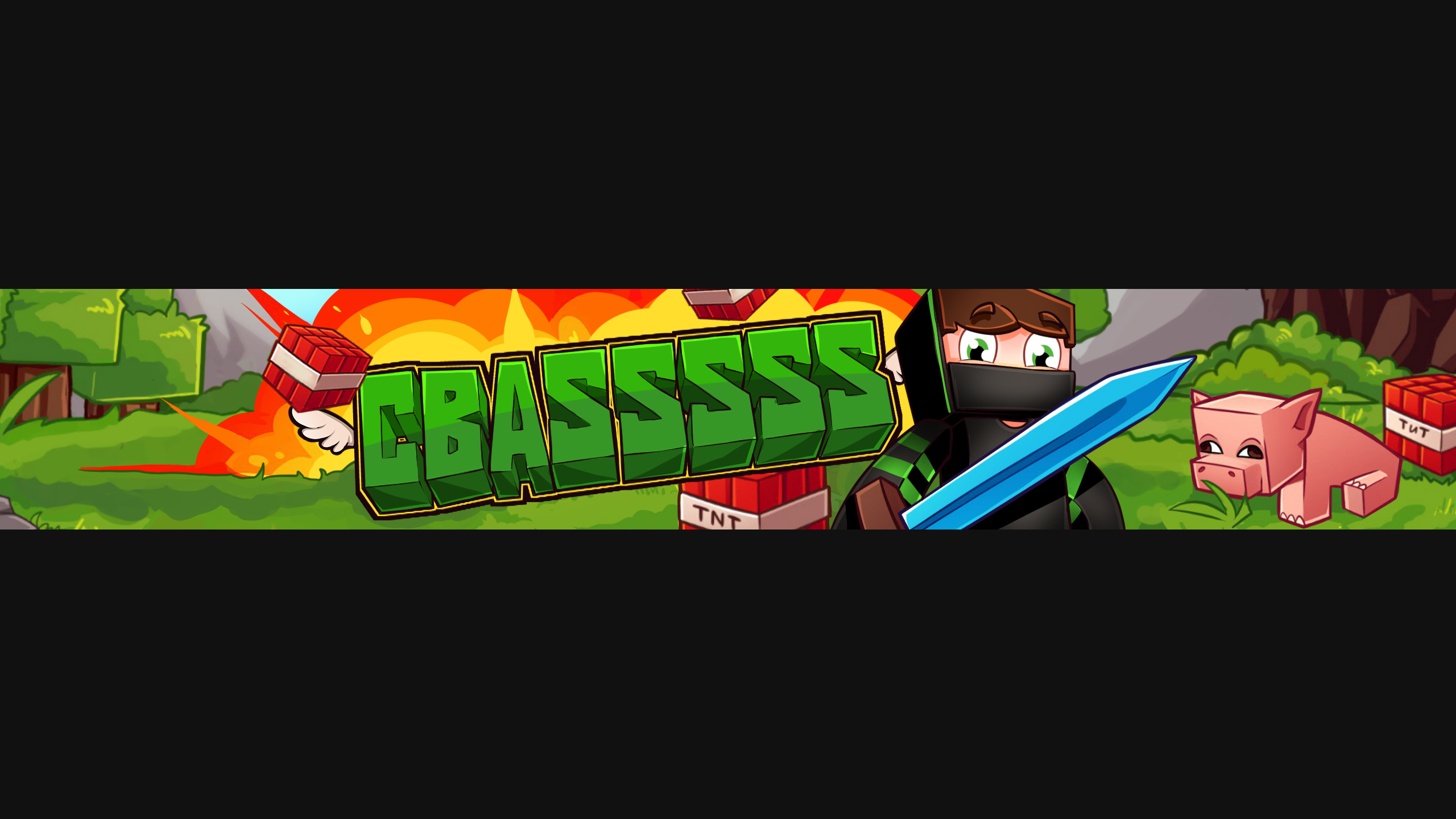 Example of Minecraft Banner For Youtube And More