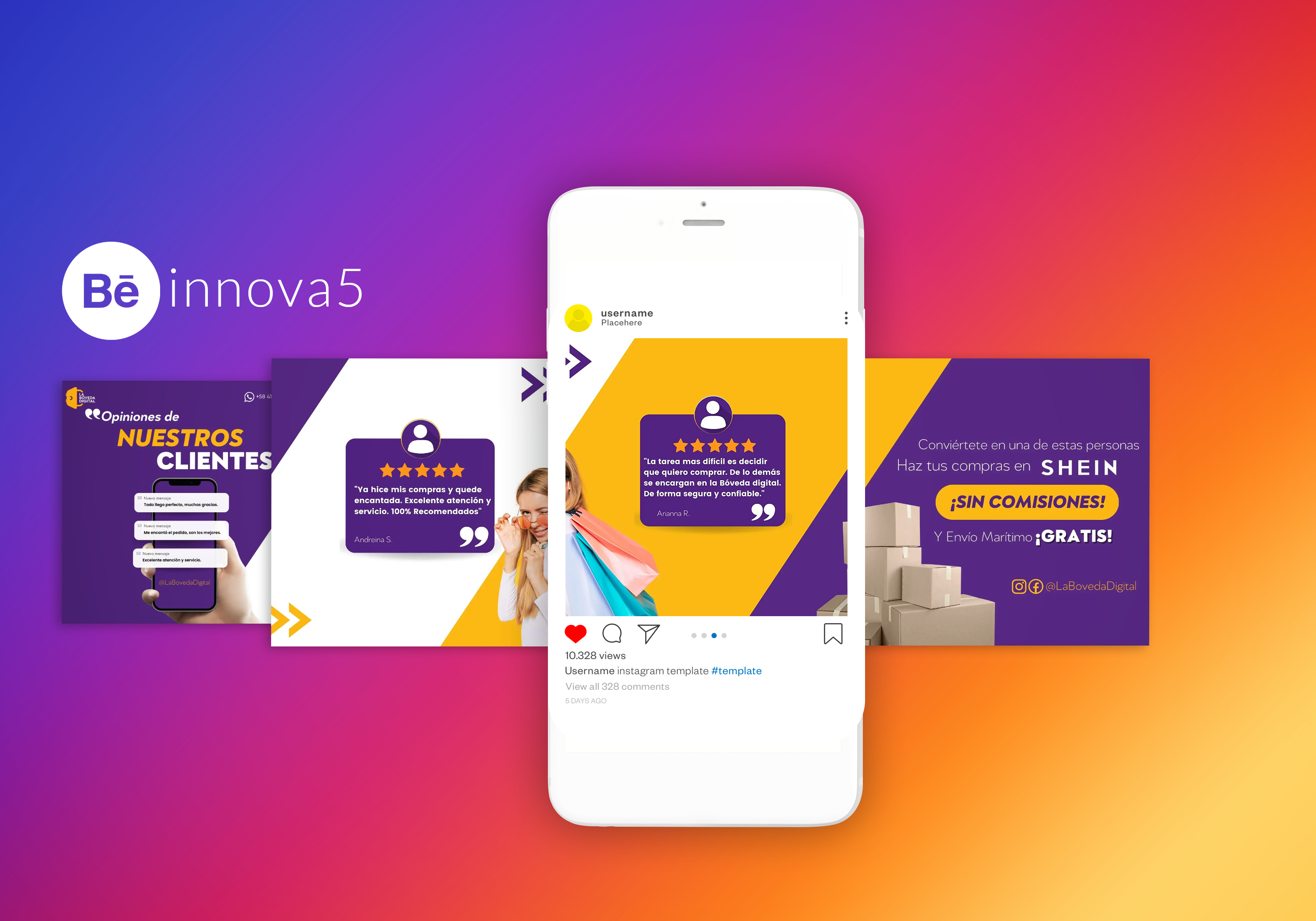 Instagram POST for LaBovedaDigita banner branding design graphic design header illustration instagram kick logo motion graphics ui youtube
