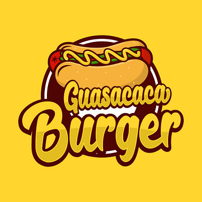 Guasacaca Burger - Logo Designs and Menu Designs banner branding design graphic design header illustration kick logo menu ui youtube