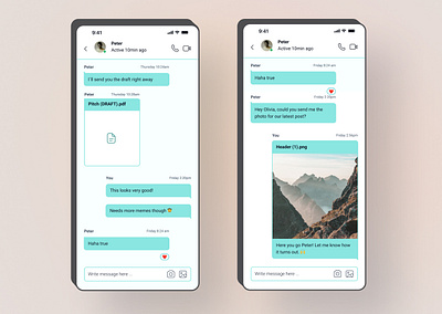 DAY 013 / DIRECT MESSAGE daily ui direct message message app mobile mobile display mockup ui ux wireframe