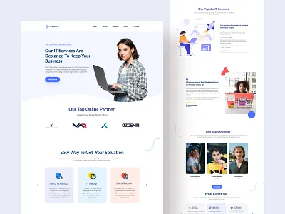 IT Service Landing Page it it landing page it service landing page ui
