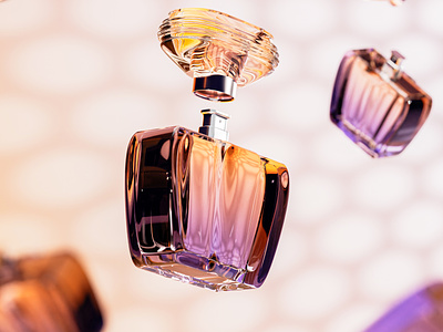 Perfume-3D render 3d cosmetics perfume