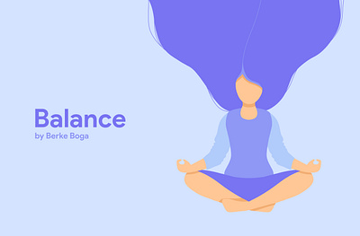 Illustrations for a Mobile Meditation App app art design illustration meditation ui