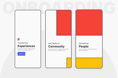 Community app onboarding app design application application design applications figma intro design mobile design onboard design onboarding splash design ui ui design