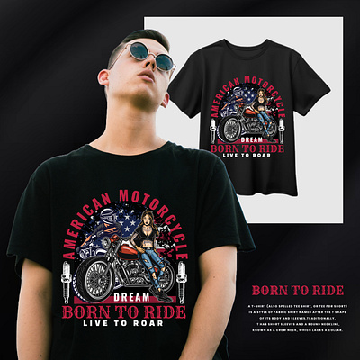 Motorcycle T-shirt Design motorcyle t shirt t shirt t shirt design vintage tshirt