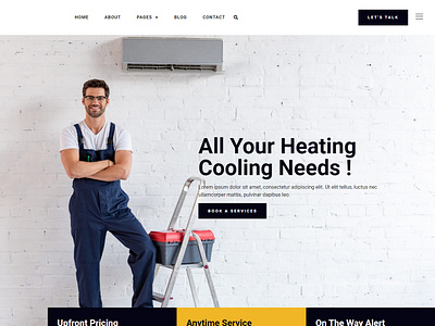 Air Conditioning Heating & HVAC Website air conditioning website business website climate control website cooling website design handyman website heating website installation website landing page mechanic website professional website repair website responsive website service website technician website web design web development website website design wordpress website