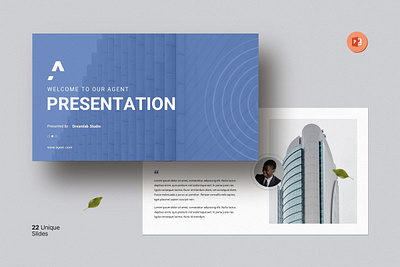 Agent Presentation Template mockup