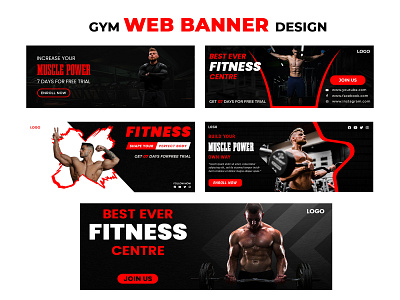 Gym web banner design advertisement design bangla advertisement design design facebook ad facebook advertisement design fitness ads fitness advertisement graphics design gym ads gym advertisement health advertisement social media ad design web banner web banner design