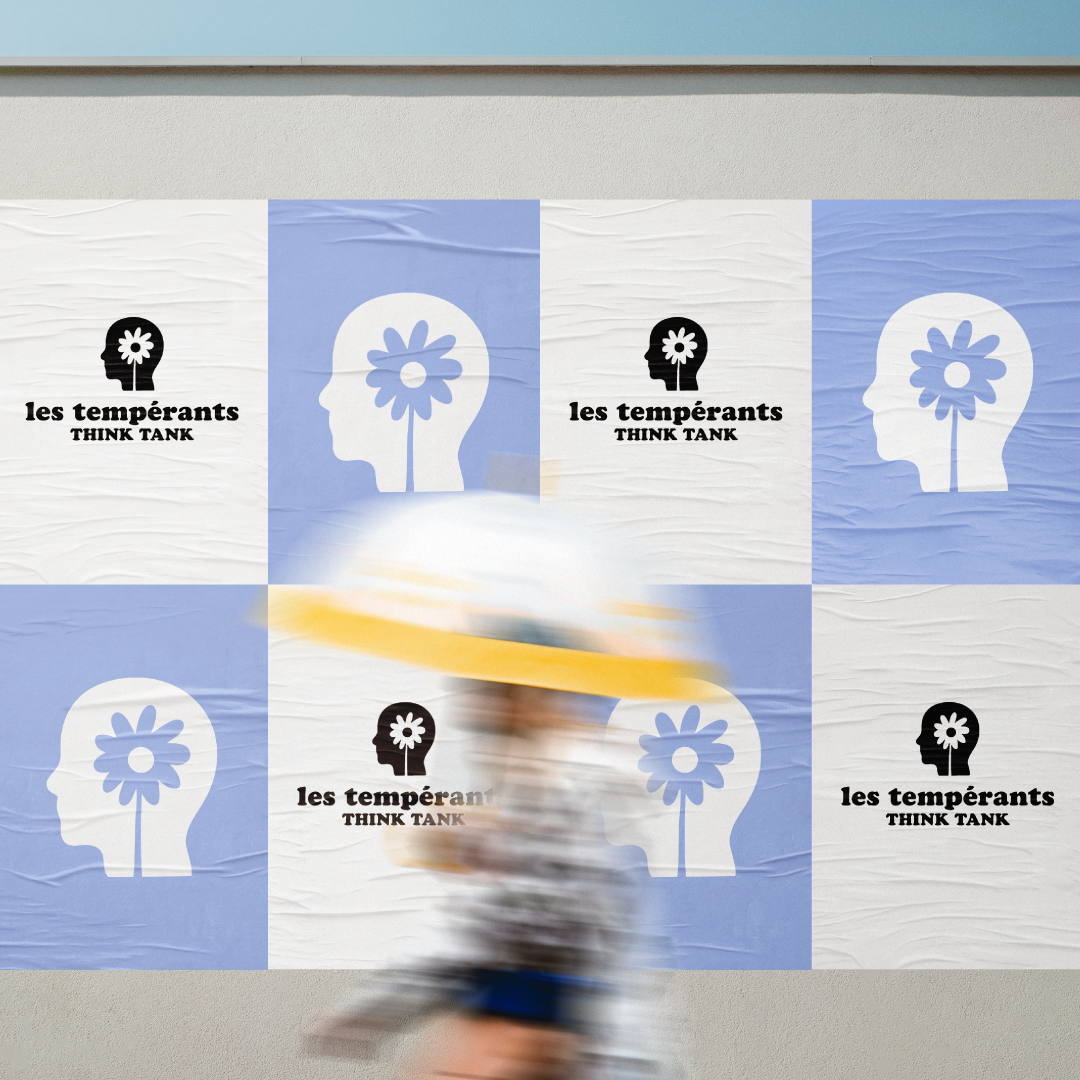 Les Tempérants - Think Tank branding design graphic design illustration imagination learning logo mind politic society talks thinktank vector
