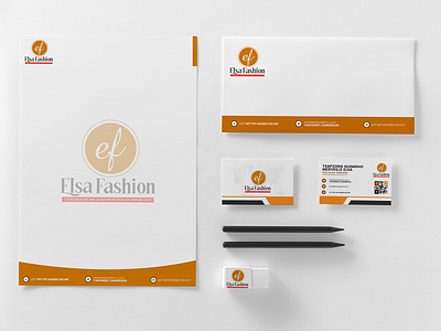 Branding - ELSA FASHION branding elsa fashion freelance graphic design logo design logodesign logofolio logotype shopping shopping logo