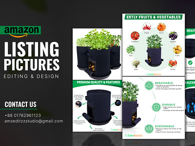 Optimize Amazon Listing Pictures, Editing and Graphics Design amazon a amazon designer amazon ebc amazon graphics amazon listing amazon product graphic design product ingographics product photo editing