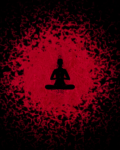Red Veil - Day 4 abstract animation art artwork design graphic design red trippy visualart