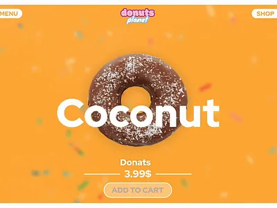Donuts Planet website 🍩 branding colors design digital donut donuts figma figmaprototiping graphic motion pastry portfolio sweet uidesign uxdesign uxui web webdesign website websitemotion