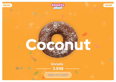 Donuts Planet website 🍩 branding colors design digital donut donuts figma figmaprototiping graphic motion pastry portfolio sweet uidesign uxdesign uxui web webdesign website websitemotion