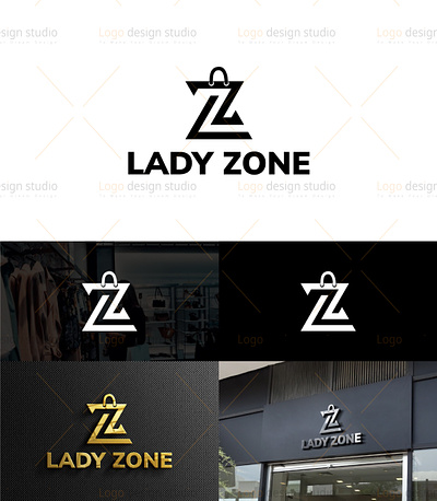 Lady Zone logo branding creative design graphic design illustration logo vector