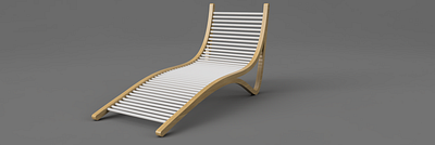 Outdoor Lounge Chair 3d furniture product