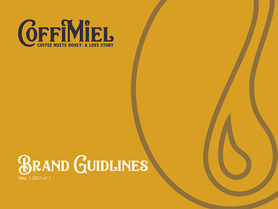 CoffImiel brand branding graphic design logo