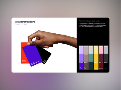 Color Palette Style brand case study branding color style colour palette design guidelines layout logo rebranding redbaton redesign ui ux visual design