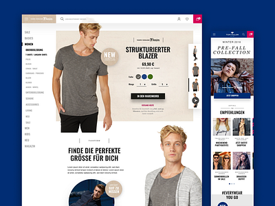 E-Com: Detail Page branding design e commerce landingpage storytelling ui