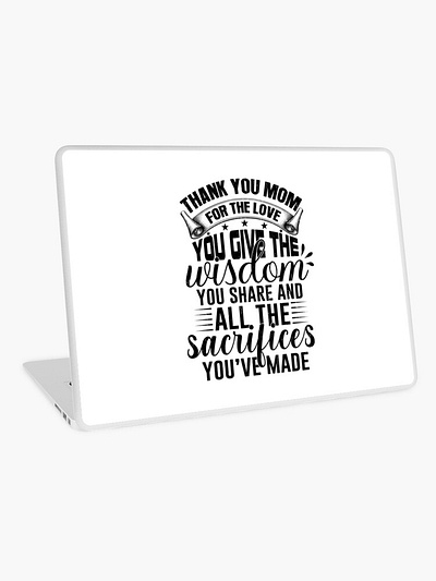 Unique Gifts For Mom best gift love you mom moms sacrifice mothers day thanks mom typography design