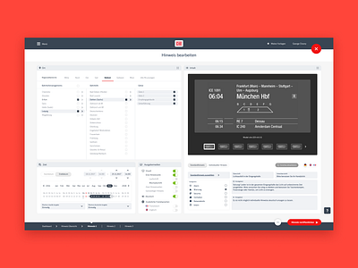 Enhancing Rail Information Control 🚂 dashboard ui ux work