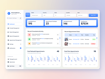 Healthcare Portal Design admin portal consultant dashboard design doctor doctor dashboard ecommerce dashboard ecommerce platform healthcare landing page login login screen overview patient portal portal signup screen super admin portal ui uiux