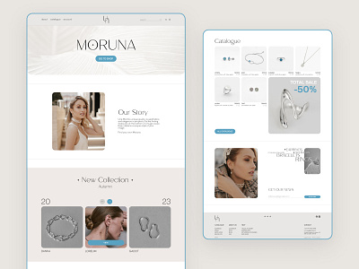 MORUNA_JEWELRY_e-commerce concept design e commerce ui