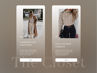 Women Closet Mobile UI Design app design branding closet design concept design graphic design layout mobile mobile ui ui ui design ux
