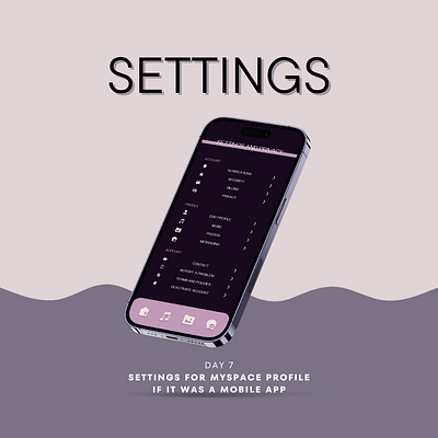 Settings dailyui day7