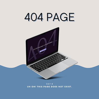 404 Page dailyui day8