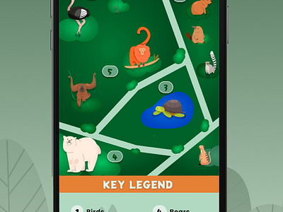 Zoo map design figma interface mapdesign ui uidesign uxdesign zoo