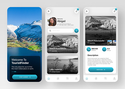 Travel/Tourism App Design app graphic design ios ui uiux