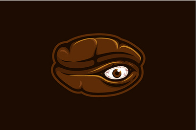 Eye opening coffee coffee eye graphic design illustration logo mascot