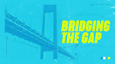 Bridging the Gap christian church church website graphic design sermon series