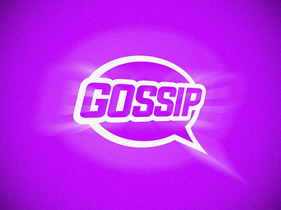 Gossip art branding clean design graphic design icon illustrator logo logo design minimal typography vector