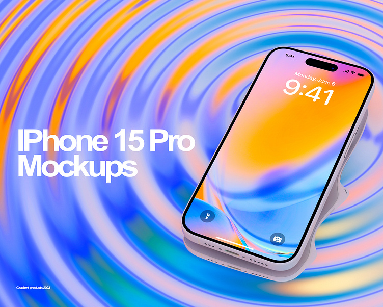 IPhone 15 Pro Mockups by Gradient products on Dribbble