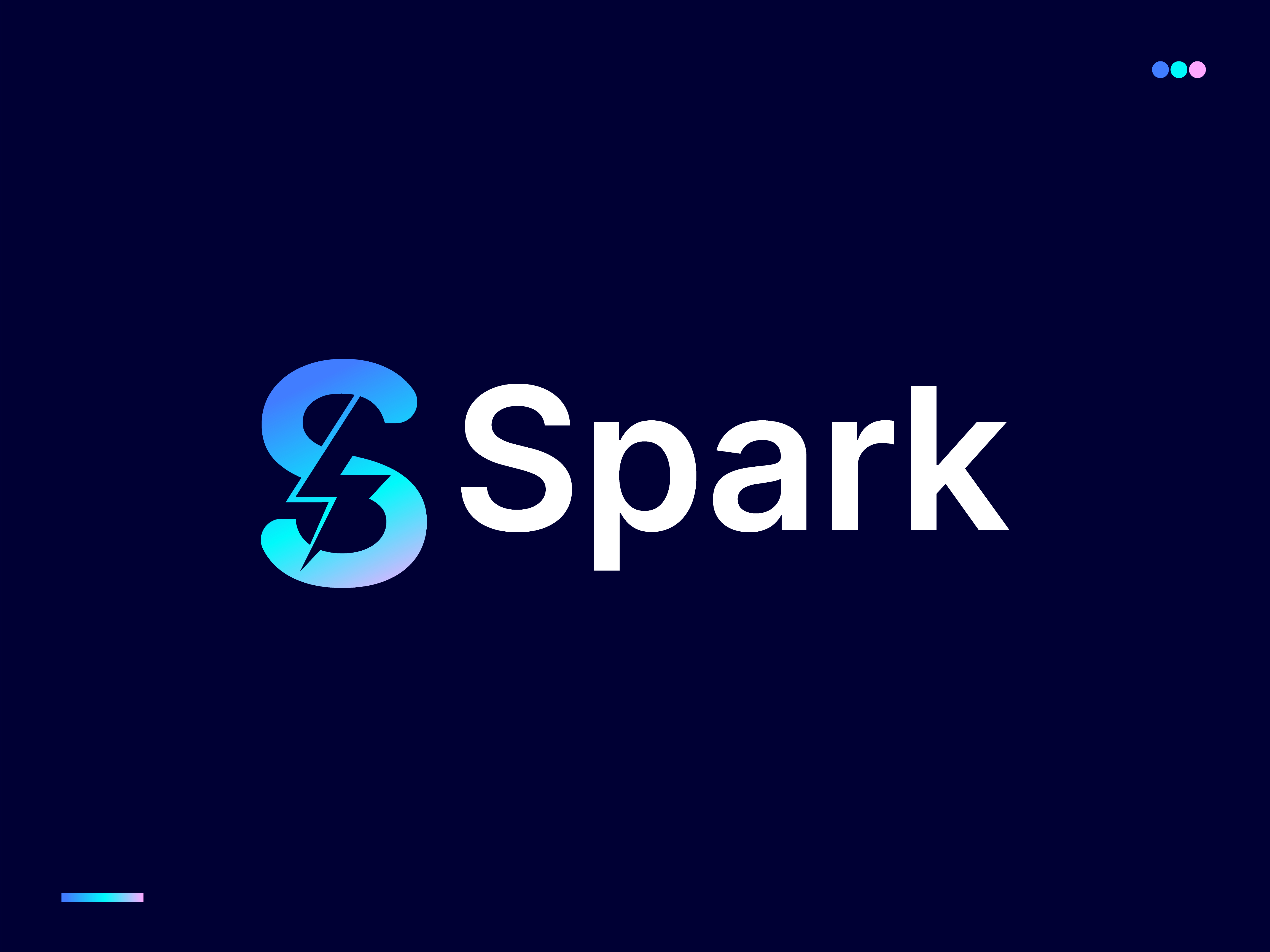 Spark Logo design vector stock vector. Illustration of application -  197663936