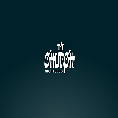 The Church. Nightclub // Lettering design graphic design lettering logo love music nightclub type typeface typography wordmark