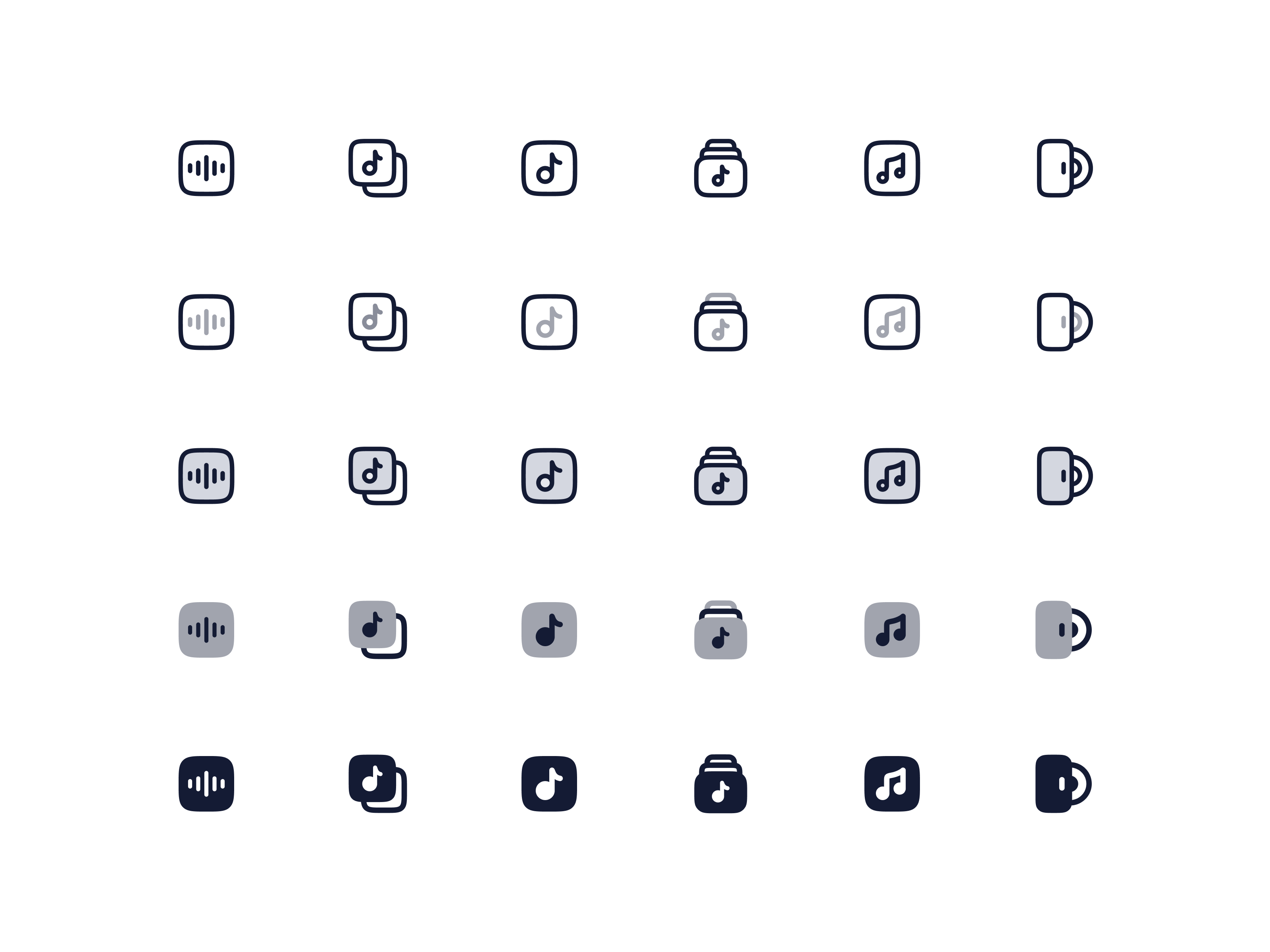 Media icons by hugeicons on dribbble