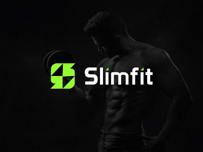 Slimfit - logo design abstract logo brand identity branding designinspiration fitness design graphic design gym gym branding iconography interactiondesign logo logo design logo designer minimaldesign modern logo s typography vector visual identity