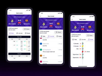 Sports Betting App UI Kit betting design sports betting ui ui app ui kit