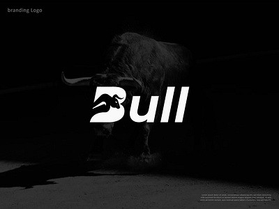 Bull Logo Branding animal app logo brand brandidentity branding bull bull logo bull negative space design letter b logo minimal minimal logo minimalist minimalist brand minimalist logo negative space negative space logo simple bull logo software logo