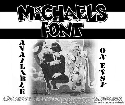 OG MICHAELS FONT / INSPIRED BY THE OPERATION IVY PUNK ROCK BAND 9cholz font jesse michaels operation ivy punk rock band typeface