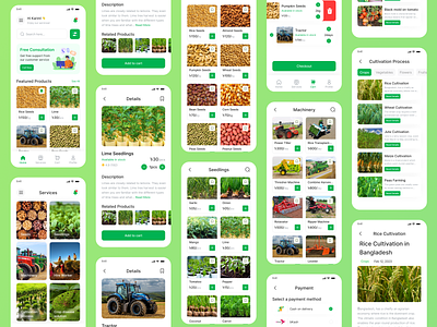 Agriplant - Agriculture Mobile App agriculture agriculture app agro agrotech app design crops farm farm app farmer farmer app farming fields mobile app nature smart farm srsoumik trending app ui visual design